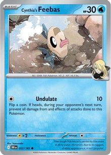 [PKM] Cynthia's Feebas (052/182) [Scarlet & Violet: Destined Rivals]