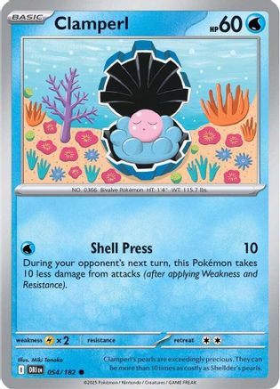 [PKM] Clamperl (054/182) [Scarlet & Violet: Destined Rivals]