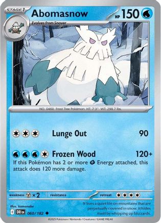 [PKM] Abomasnow (060/182) [Scarlet & Violet: Destined Rivals]
