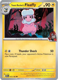 [PKM] Team Rocket's Flaaffy (073/182) [Scarlet & Violet: Destined Rivals]
