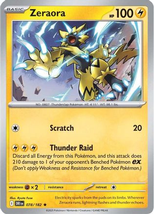 [PKM] Zeraora (078/182) [Scarlet & Violet: Destined Rivals]