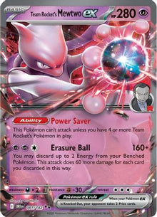 [PKM] Team Rocket's Mewtwo ex (081/182) [Scarlet & Violet: Destined Rivals]