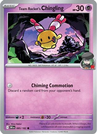 [PKM] Team Rocket's Chingling (085/182) [Scarlet & Violet: Destined Rivals]