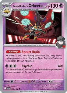 [PKM] Team Rocket's Orbeetle (089/182) [Scarlet & Violet: Destined Rivals]