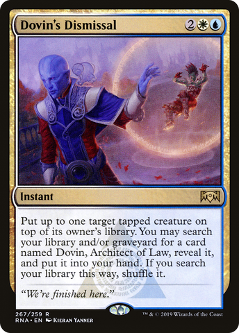 {R} Dovin's Dismissal [Ravnica Allegiance][RNA 267]