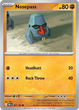 [PKM] Nosepass (097/182) [Scarlet & Violet: Destined Rivals]