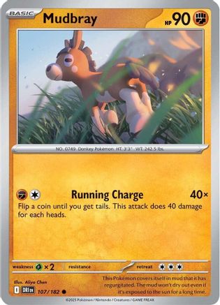 [PKM] Mudbray (107/182) [Scarlet & Violet: Destined Rivals]