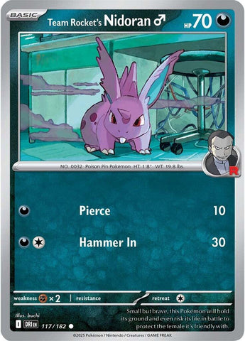 Team Rocket's Nidorand (117/182) [Scarlet & Violet: Destined Rivals]