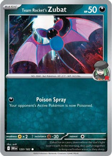[PKM] Team Rocket's Zubat (120/182) [Scarlet & Violet: Destined Rivals]