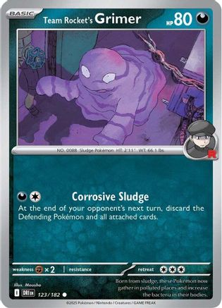 [PKM] Team Rocket's Grimer (123/182) [Scarlet & Violet: Destined Rivals]