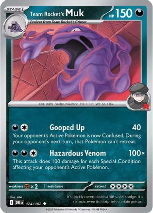 [PKM] Team Rocket's Muk (124/182) [Scarlet & Violet: Destined Rivals]