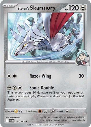 [PKM] Steven's Skarmory (142/182) [Scarlet & Violet: Destined Rivals]