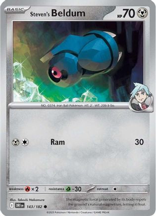 [PKM] Steven's Beldum (143/182) [Scarlet & Violet: Destined Rivals]