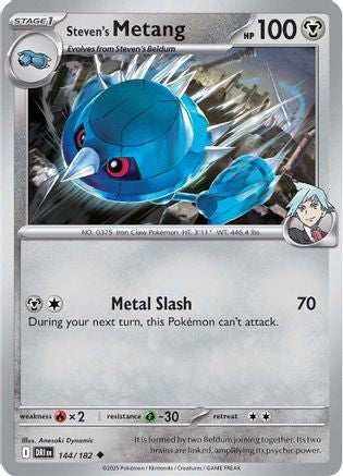 [PKM] Steven's Metang (144/182) [Scarlet & Violet: Destined Rivals]