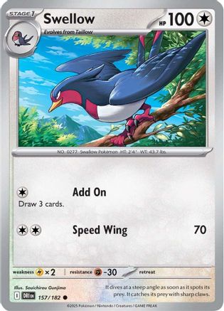 [PKM] Swellow (157/182) [Scarlet & Violet: Destined Rivals]