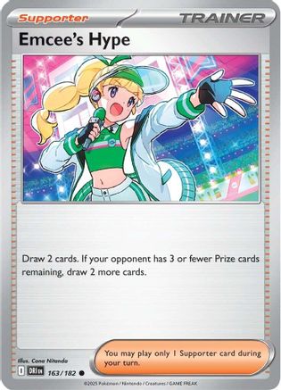[PKM] Emcee's Hype (163/182) [Scarlet & Violet: Destined Rivals]