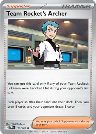 [PKM] Team Rocket's Archer (170/182) [Scarlet & Violet: Destined Rivals]