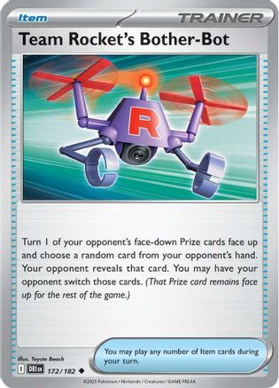 [PKM] Team Rocket's Bother-Bot (172/182) [Scarlet & Violet: Destined Rivals]