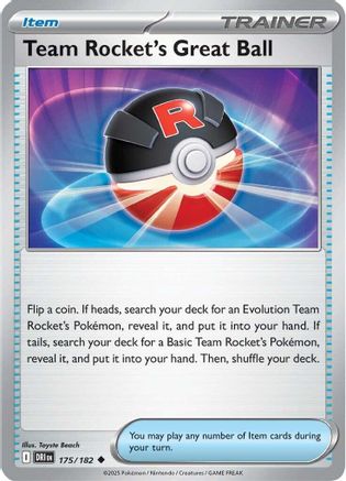 [PKM] Team Rocket's Great Ball (175/182) [Scarlet & Violet: Destined Rivals]