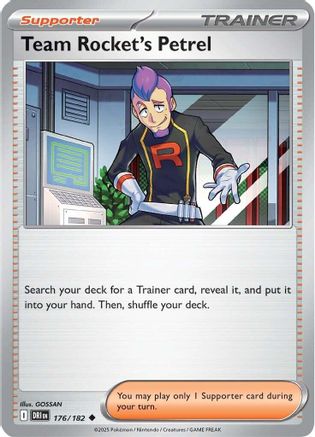 [PKM] Team Rocket's Petrel (176/182) [Scarlet & Violet: Destined Rivals]