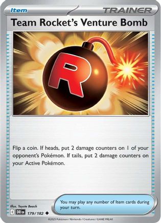 [PKM] Team Rocket's Venture Bomb (179/182) [Scarlet & Violet: Destined Rivals]