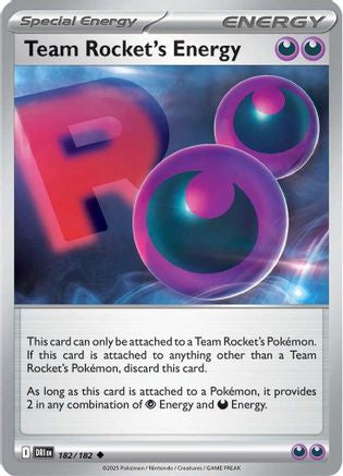 [PKM] Team Rocket's Energy (182/182) [Scarlet & Violet: Destined Rivals]