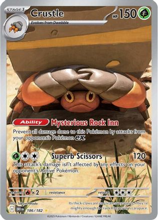 [PKM] Crustle (186/182) [Scarlet & Violet: Destined Rivals]