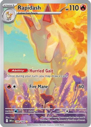 [PKM] Rapidash (189/182) [Scarlet & Violet: Destined Rivals]