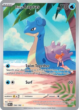 [PKM] Misty's Lapras (194/182) [Scarlet & Violet: Destined Rivals]