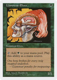 {C} Llanowar Elves [Fifth Edition][5ED 313]