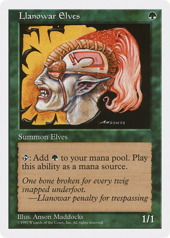 {C} Llanowar Elves [Fifth Edition][5ED 313]