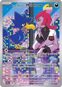 [PKM] Team Rocket's Murkrow (200/182) [Scarlet & Violet: Destined Rivals]