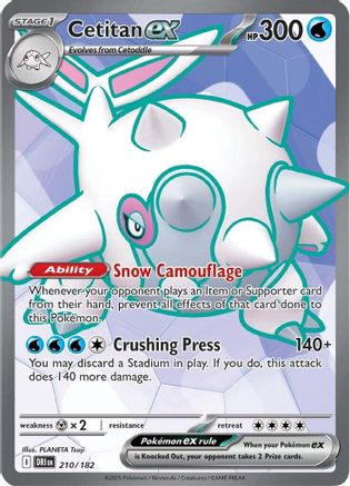 [PKM] Cetitan ex (210/182) [Scarlet & Violet: Destined Rivals]