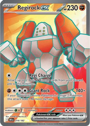 [PKM] Regirock ex (214/182) [Scarlet & Violet: Destined Rivals]