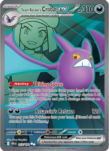 [PKM] Team Rocket's Crobat ex (217/182) [Scarlet & Violet: Destined Rivals]