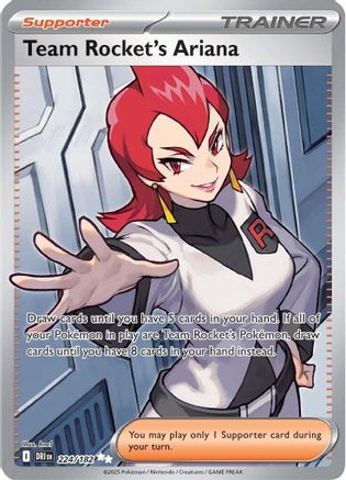 [PKM] Team Rocket's Ariana (224/182) [Scarlet & Violet: Destined Rivals]