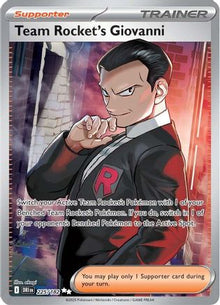 [PKM] Team Rocket's Giovanni (225/182) [Scarlet & Violet: Destined Rivals]