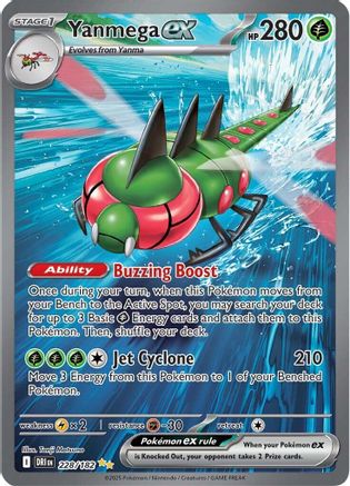 [PKM] Yanmega ex (228/182) [Scarlet & Violet: Destined Rivals]