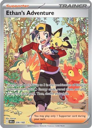 [PKM] Ethan's Adventure (236/182) [Scarlet & Violet: Destined Rivals]