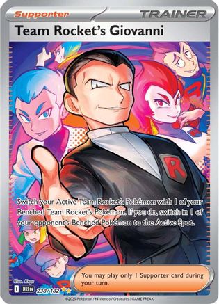 [PKM] Team Rocket's Giovanni (238/182) [Scarlet & Violet: Destined Rivals]