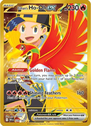 [PKM] Ethan's Ho-Oh ex (239/182) [Scarlet & Violet: Destined Rivals]