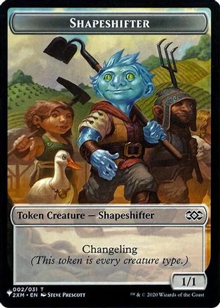 Shapeshifter // Dog Double-Sided Token [LIST-2 // 1]