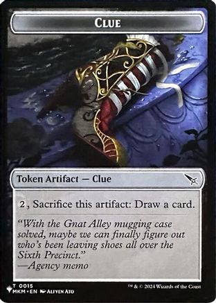 {@@LIST} Clue // Copy Double-Sided Token [LIST 15 // 1]