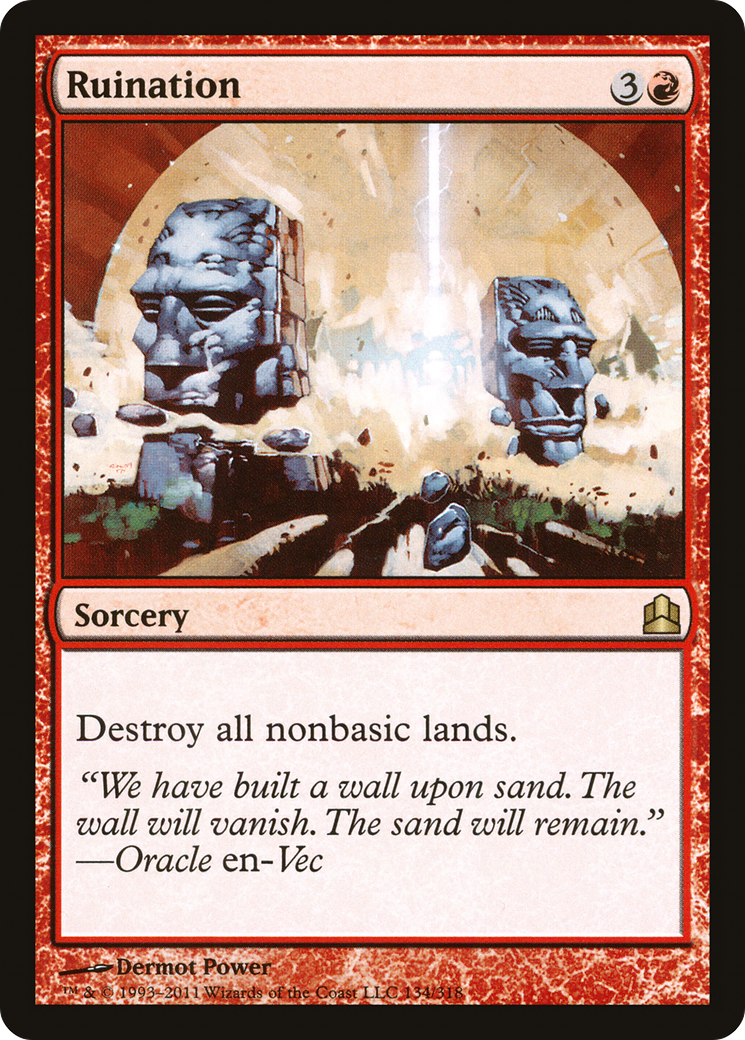 {R} Ruination [Commander 2011][CMD 134] - Misty Mountain Games