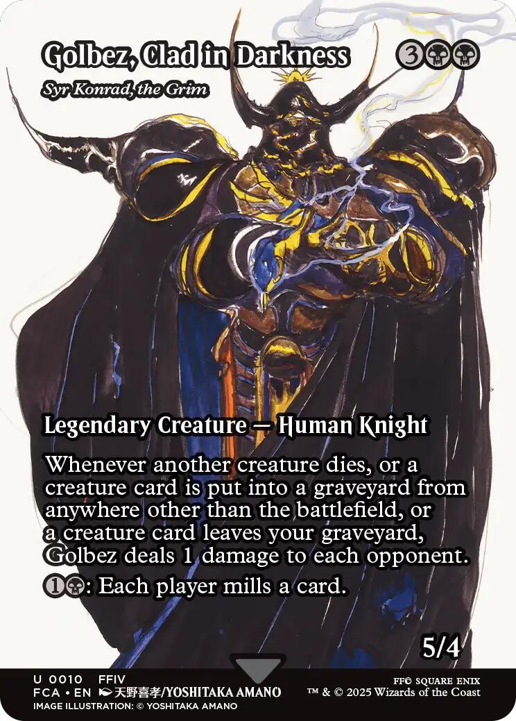 {C} Syr Konrad, the Grim - Golbez, Clad in Darkness (Showcase) [FINAL FANTASY : Through the Ages][FCA 010]