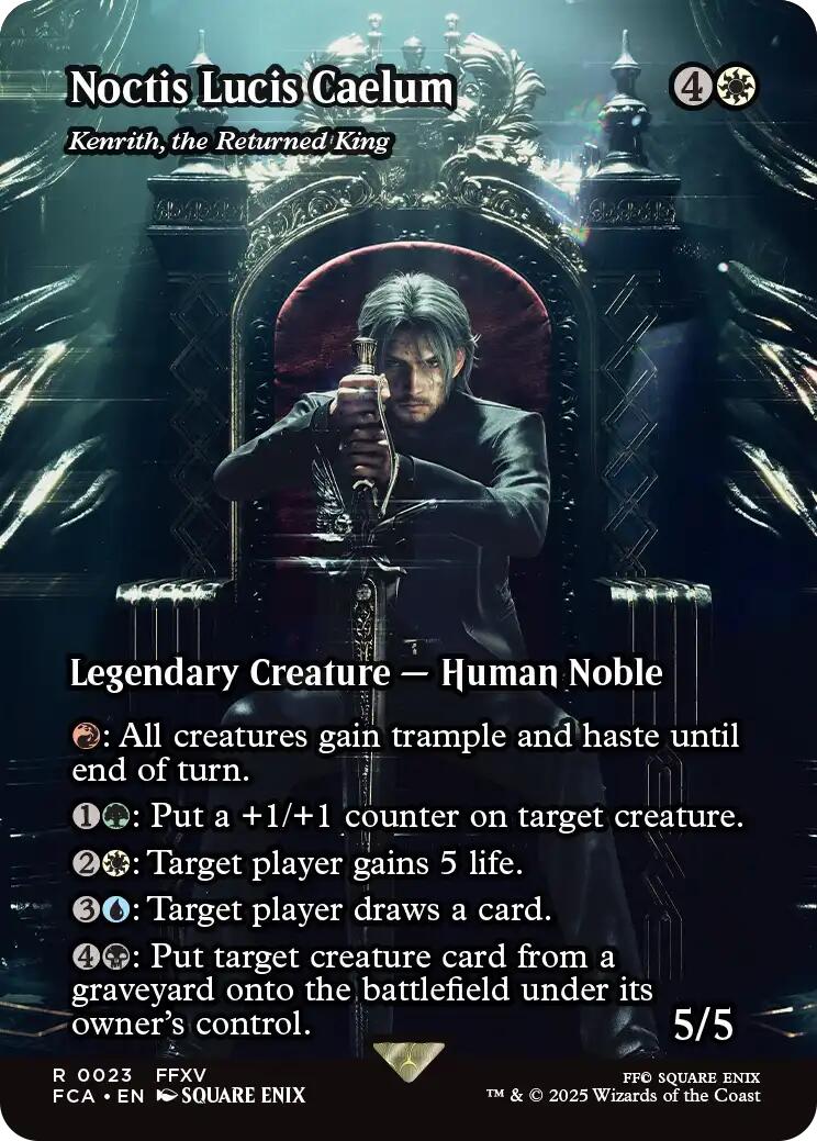 {R} Noctis Lucis Caelum - Kenrith, the Returned King (Showcase) [FINAL FANTASY : Through the Ages][FCA 023]