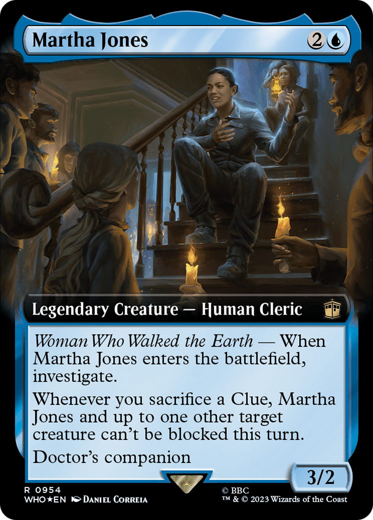 {R} Martha Jones (Extended Art) (Surge Foil) [Doctor Who][WHO 954]