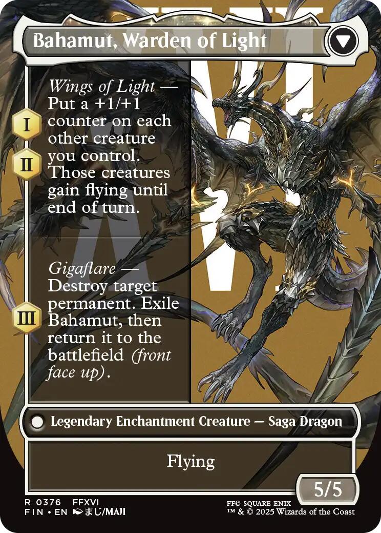 {@@FIN R} Dion, Bahamut's Dominant (Borderless) [FINAL FANTASY][FIN 376]