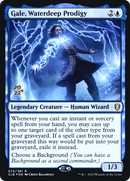 {R} Gale, Waterdeep Prodigy [Commander Legends: Battle for Baldur's Gate Prerelease Promos][PR CLB 072]