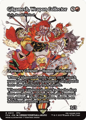 {R} Godo, Bandit Warlord - Gilgamesh, Weapon Collector (Showcase) [FINAL FANTASY : Through the Ages][FCA 013]